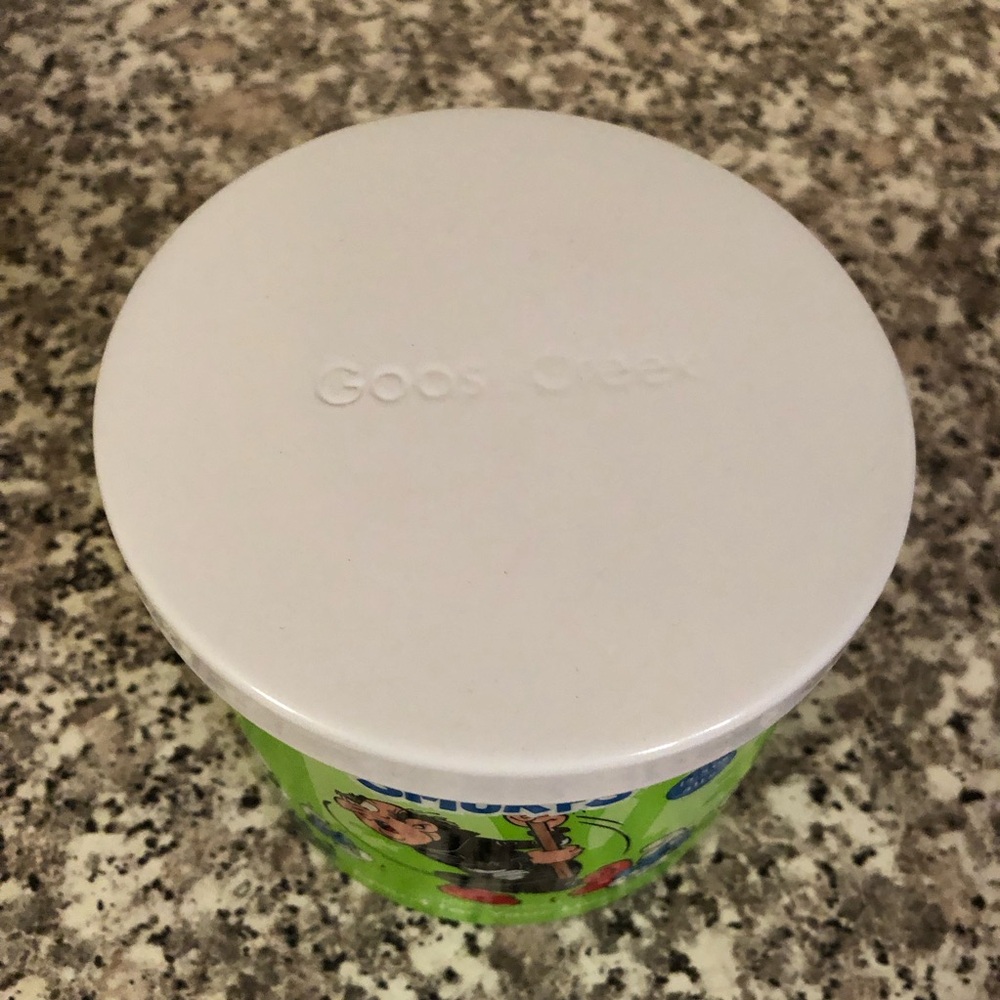 Goose Creek candle jar Smurfs lime green three wick scented SMURF FOR YOUR LIVES - Picture 6 of 8